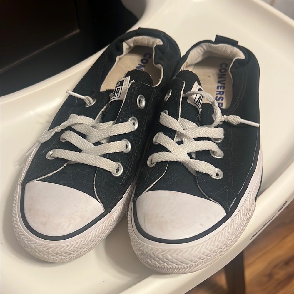 Converse Black and White Sneakers Classic Canvas Design